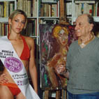 PIERO GAULI e modella 2002